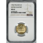 Żaglowiec, 2 złote 1936 - NGC MS62