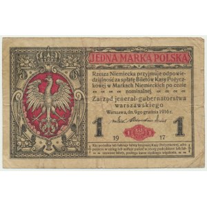 1 marka 1916 - Jenerał - B - RZADKI