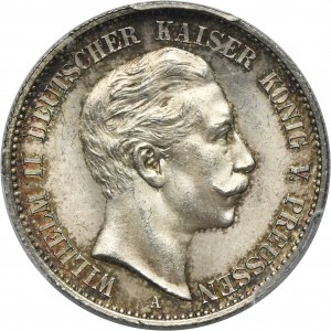 Germany, Kingdom of Prussia, Wilhelm II, 2 Mark Berlin 1896 A - PCGS MS64