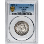Germany, Kingdom of Prussia, Wilhelm II, 2 Mark Berlin 1896 A - PCGS MS64