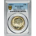 Germany, Kingdom of Prussia, Wilhem II, 3 Mark Berlin 1910 A - PCGS MS65