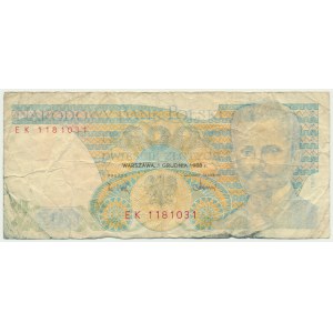 200 zloty 1988 - EK - destruct