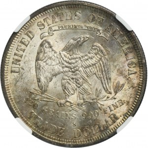 USA, 1 Dollar San Francisco 1877 S - Trade Dollar - NGC MS63
