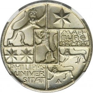 Germany, Weimar Republic, 3 Mark Berlin 1927 A - NGC MS67