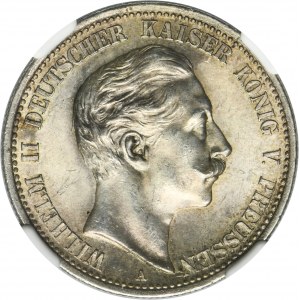Germany, Kingdom of Prussia, Wilhelm II, 2 Mark Berlin 1907 A - NGC MS63 - NGC MS63