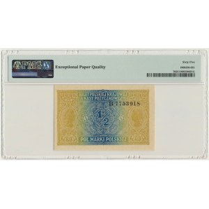 1/2 marki 1916 - Generał - PMG 65 EPQ