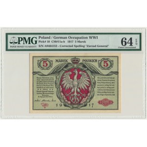 5 marek 1916 - Generał - biletów - A - PMG 64 EPQ