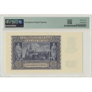 20 złotych 1940 - A - PMG 67 EPQ - pierwsza seria