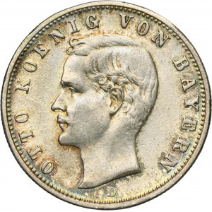 Germany, Kingdom of Bavaria, Otto, 2 Mark Munich 1902 D