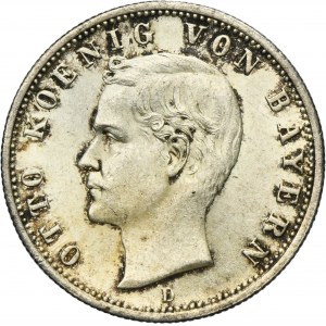 Germany, Kingdom of Bavaria, Otto, 2 Mark Munich 1904 D