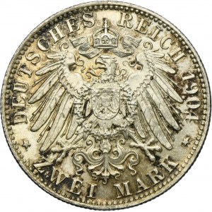 Germany, Kingdom of Bavaria, Otto, 2 Mark Munich 1904 D