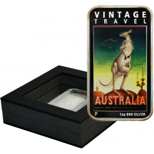 Australien, Elizabeth II, 1 Dollar Perth 2015 P - Klassisches Reiseposter, Känguru