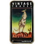 Australien, Elizabeth II, 1 Dollar Perth 2015 P - Klassisches Reiseposter, Känguru