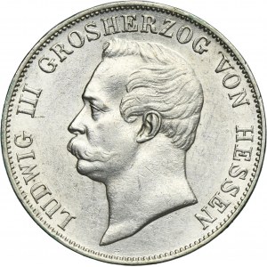 Germany, Electorate of Hesse, Frederick William I, Thaler Darmstadt 1858