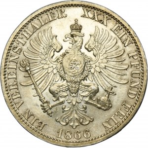 Germany, Kingdom of Prussia, Wilhelm I, Thaler Berlin 1866 A