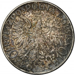 Głowa Kobiety, 10 złotych Warszawa 1932