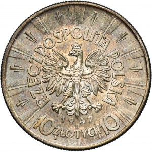 Piłsudski, 10 złotych 1937