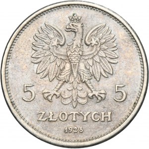 Nike, 5 złotych Warszawa 1928