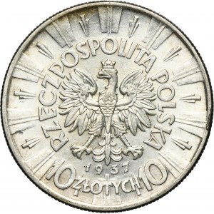 Piłsudski, 10 złotych 1937