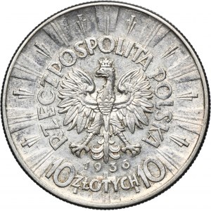Piłsudski, 10 złotych 1936