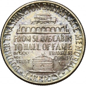 USA, 1/2 Dollar Denver 1946 D - Booker Taliferro Washington