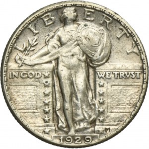 USA, 1/4 Dollar Philadelphia 1929 - Standing Liberty