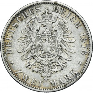 Germany, Kingdom of Prussia Wilhelm I, 2 Mark Berlin 1876 A