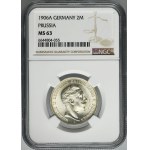 Allemagne, Royaume de Prusse, Guillaume II, 2 Marques Berlin 1906 A - NGC MS63