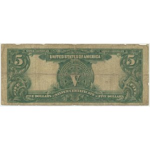 USA, Silver Certificate, 5 Dollars 1899 - Speelman & White -