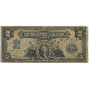 USA, Silver Certificate, 2 Dollars 1899 - Speelman & White -