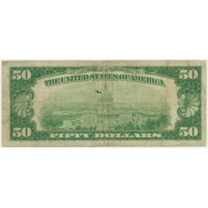États-Unis, Certificat en or, 50 $ 1928 - Woods &amp; Mellon -