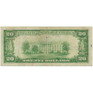 États-Unis, Certificat en or, 20 $ 1928 - Woods &amp; Mellon