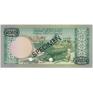 Somalie, 10 shillings 1980 - SPECIMEN - No 021 -.