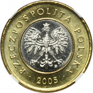 2 złote 2005 - NGC MS66