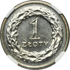 1 złoty 1990 - NGC MS65