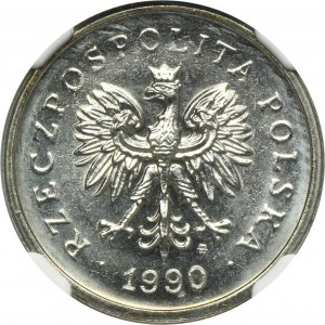 1 złoty 1990 - NGC MS65