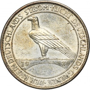 Germany, Weimar Republic, 3 Mark Berlin 1930 A - Liberation of Rhineland
