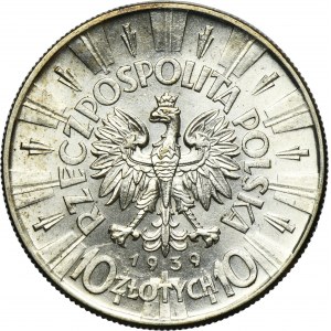 Piłsudski, 10 złotych 1939