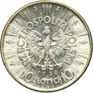 Piłsudski, 10 złotych 1936