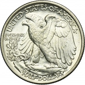 USA, 1/2 Dollar Philadelphia 1937 - Liberty