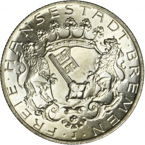 Germany, City of Bremen, 2 Mark Hamburg 1904 J