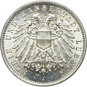 Germany, City of Lübeck, 2 Mark Berlin 1905 A