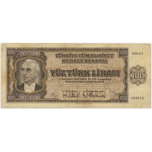 Turkey, 100 Lira 1930