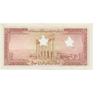 Lebanon, 1 Livre (1952-64) - SPECIMEN