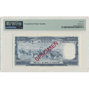 Angola, 1000 Escudos 1970 - SPECIMEN - PMG 66 EPQ
