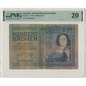 Austria, 100 Kronen 1910 - PMG 20 - RARE