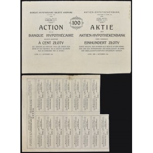 Akcyjny Bank Hipoteczny, 100 zł 1926