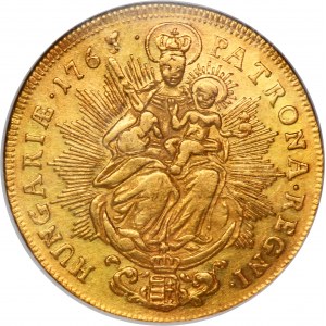 Hungary, Maria Theresa, 2 Ducats Kremnitz 1765 KB - GCN VF35
