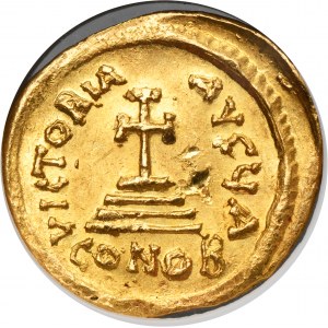 Byzantine Empire, Heraclius, Solidus - GCN MS62