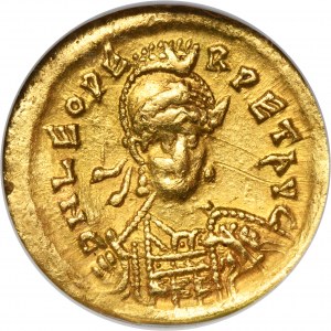 Roman Imperial, Leon I, Solidus - GCN XF45
